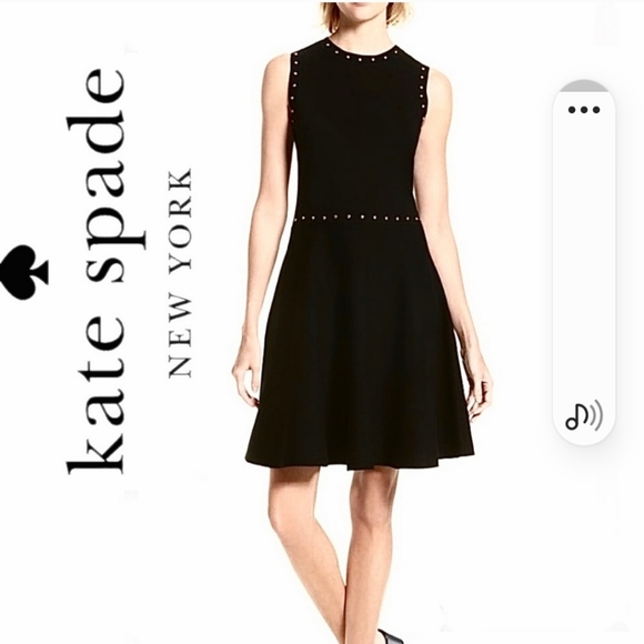 Kate Spade N.Y. Studded Black Dress - Picture 1 of 15